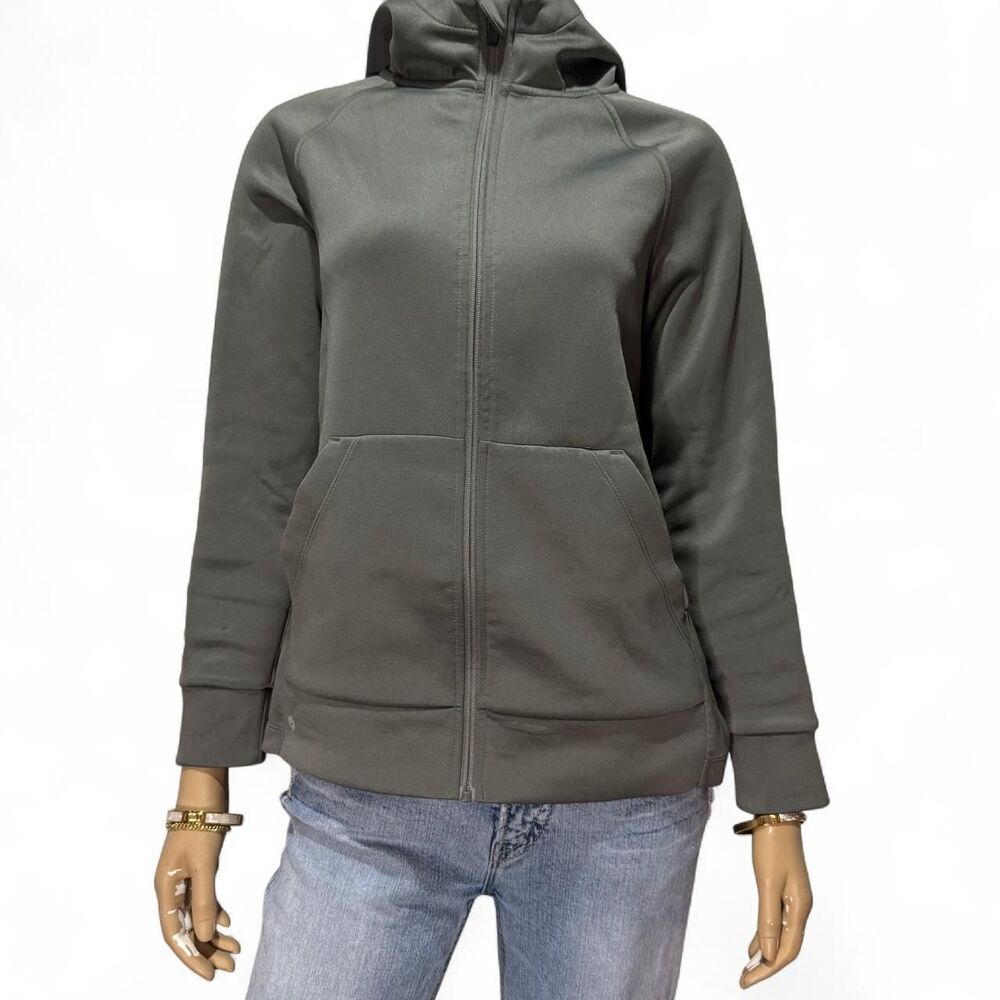 Avia Teal Tundra Lace Up Back Full Zip Athletic Hoodie Women’s Small 4-6